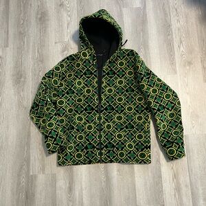 Geometric Patterned Hoodie
